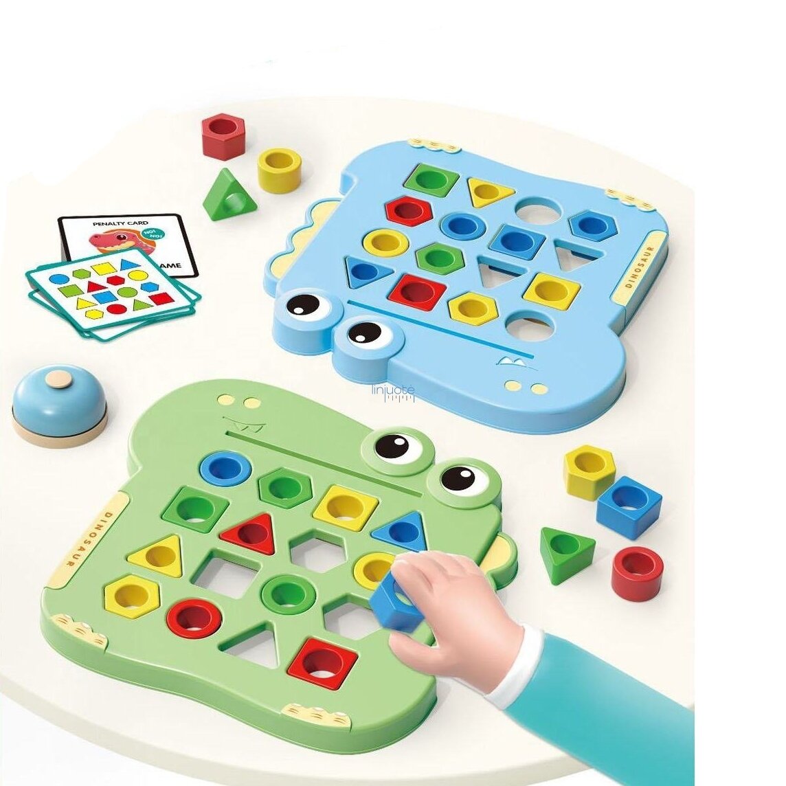 MONTESSORI DINOZAURŲ DĖLIONĖ, SUDERINK FORMAS, 50940 MONTESSORI DINOZAURŲ DĖLIONĖ, SUDERINK FORMAS, 50940