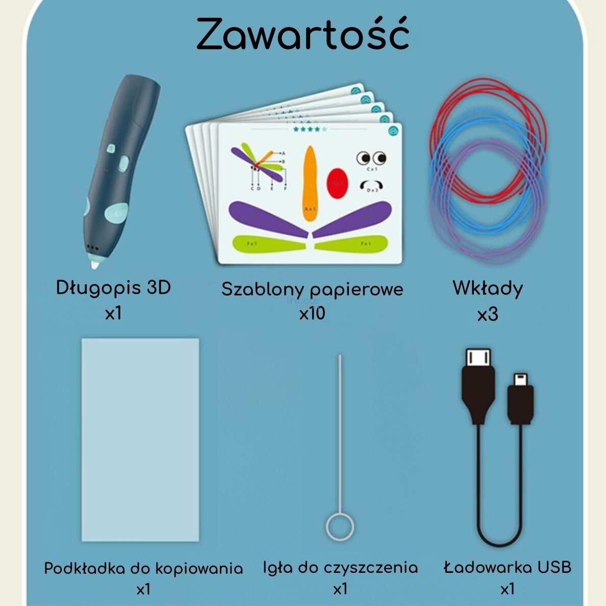 3D Pieštukas, įkraunamas USB 5618 4 3D Pieštukas, įkraunamas USB 5618 4