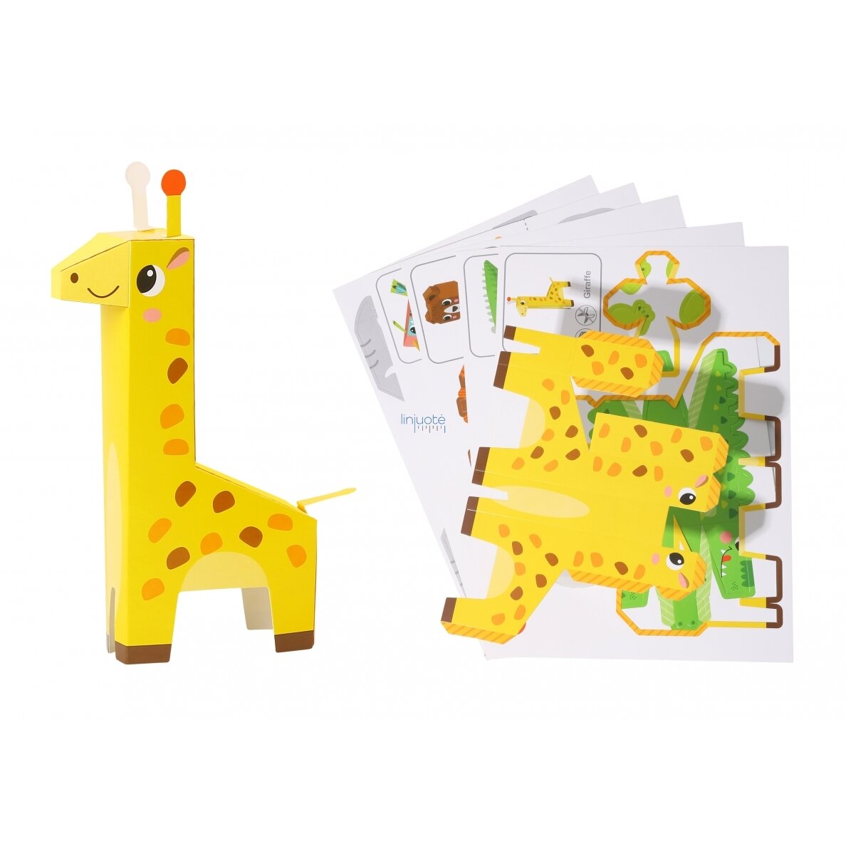 WOOPIE ART&FUN 3D DIY ORIGAMI KŪRYBINIS RINKINYS 10 GYVŪNŲ, 44947 10 WOOPIE ART&FUN 3D DIY ORIGAMI KŪRYBINIS RINKINYS 10 GYVŪNŲ, 44947 10