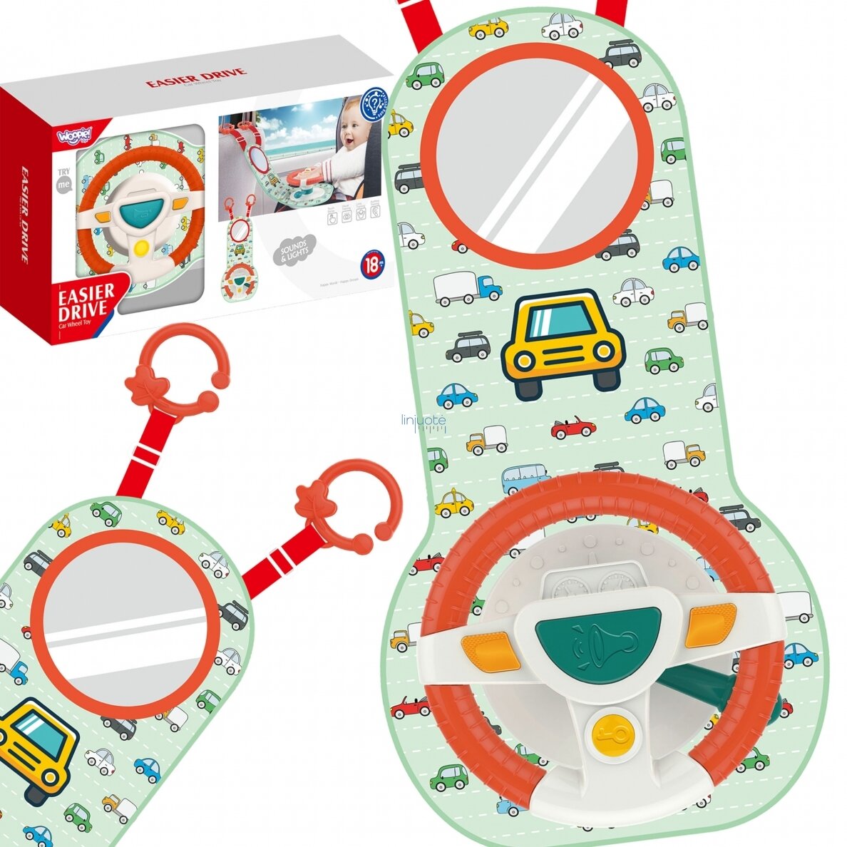 BABY INTERAKTYVUS VAIRAS Į AUTOMOBILĮ MAŽAJAM VAIRUOTOJUI, 47450 4 BABY INTERAKTYVUS VAIRAS Į AUTOMOBILĮ MAŽAJAM VAIRUOTOJUI, 47450 4
