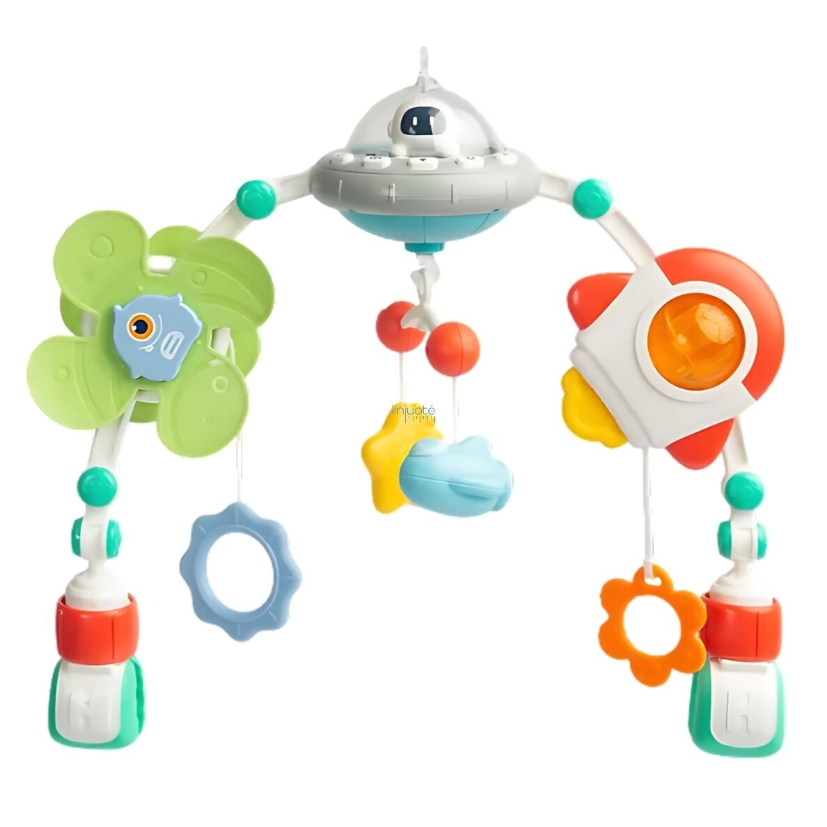WOOPIE BABY Arkliukas Lenkiamasis Pakabukas Į Lovelę Vežimą Kėdutę Kosmosas 4 WOOPIE BABY Arkliukas Lenkiamasis Pakabukas Į Lovelę Vežimą Kėdutę Kosmosas 4