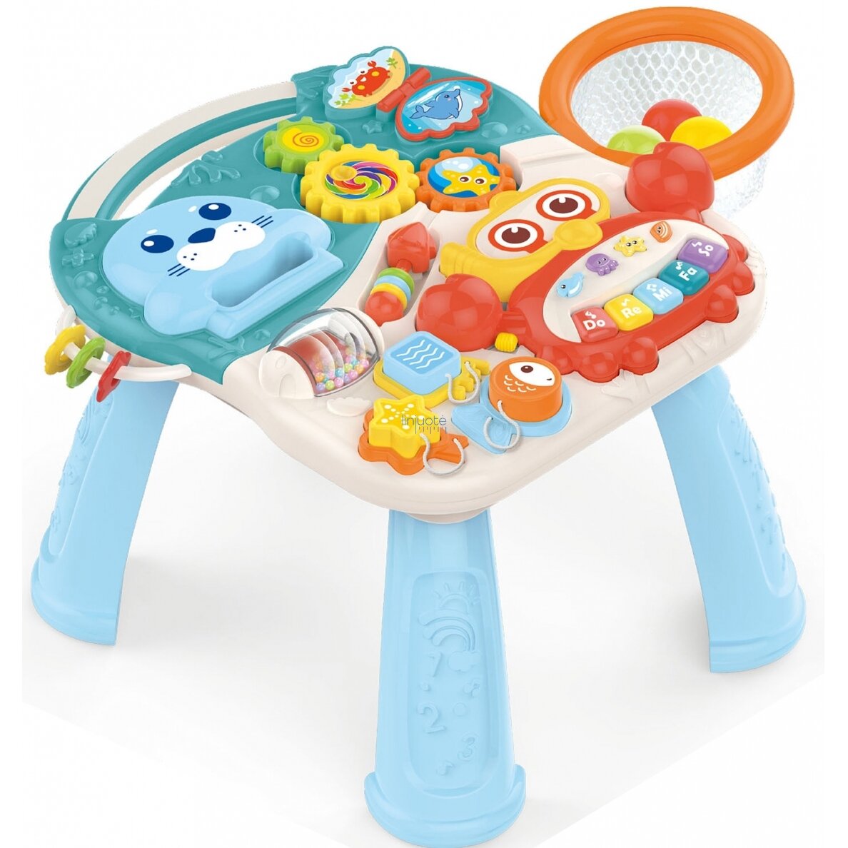 BABY VAIKIŠKAS STUMDUKAS, EDUKACINIS STALAS, PASPIRTUKAS, MINI DVIRATIS 4IN1, 47597 1