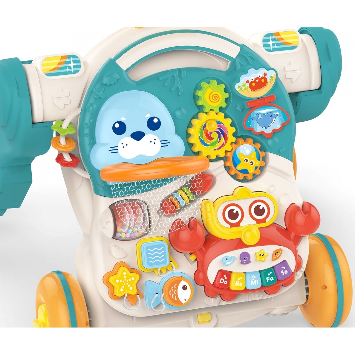 BABY VAIKIŠKAS STUMDUKAS, EDUKACINIS STALAS, PASPIRTUKAS, MINI DVIRATIS 4IN1, 47597 2