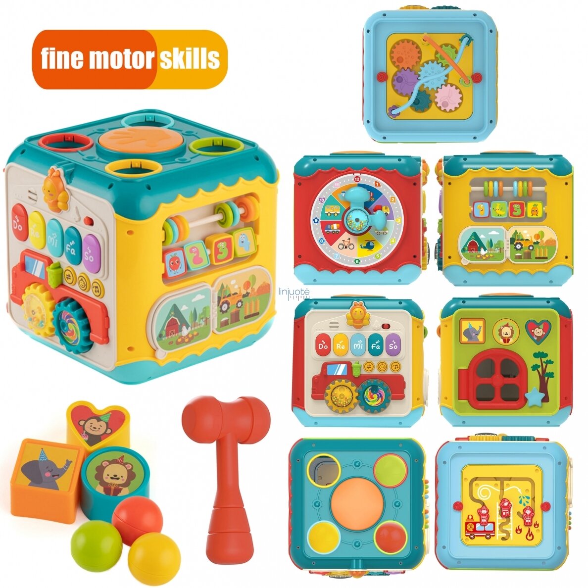 WOOPIE BABY VEIKLOS DĖŽĖ 6IN1, 49416 1 WOOPIE BABY VEIKLOS DĖŽĖ 6IN1, 49416 1