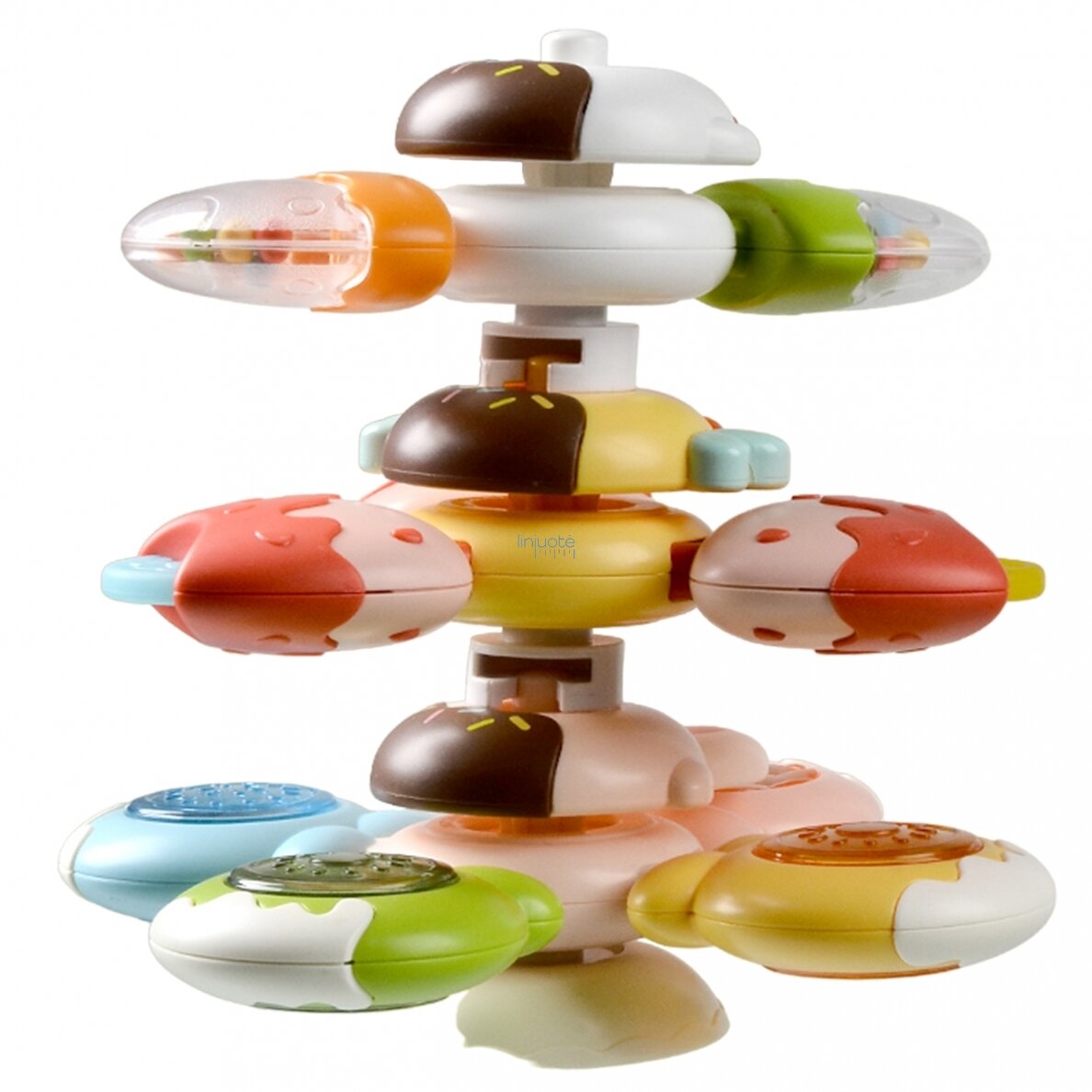 BABY SPINNER SENSORINIS LAVINAMASIS ŽAISLAS BITĖ, VIŠČIUKAS, KIŠKIS KEIČIAMAS 3 VNT., 47962 2 BABY SPINNER SENSORINIS LAVINAMASIS ŽAISLAS BITĖ, VIŠČIUKAS, KIŠKIS KEIČIAMAS 3 VNT., 47962 2