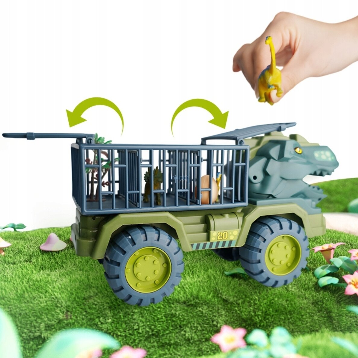 WOOPIE Sunkvežimis Dinozauras Transporteris Figūrėlės, 57420 5
