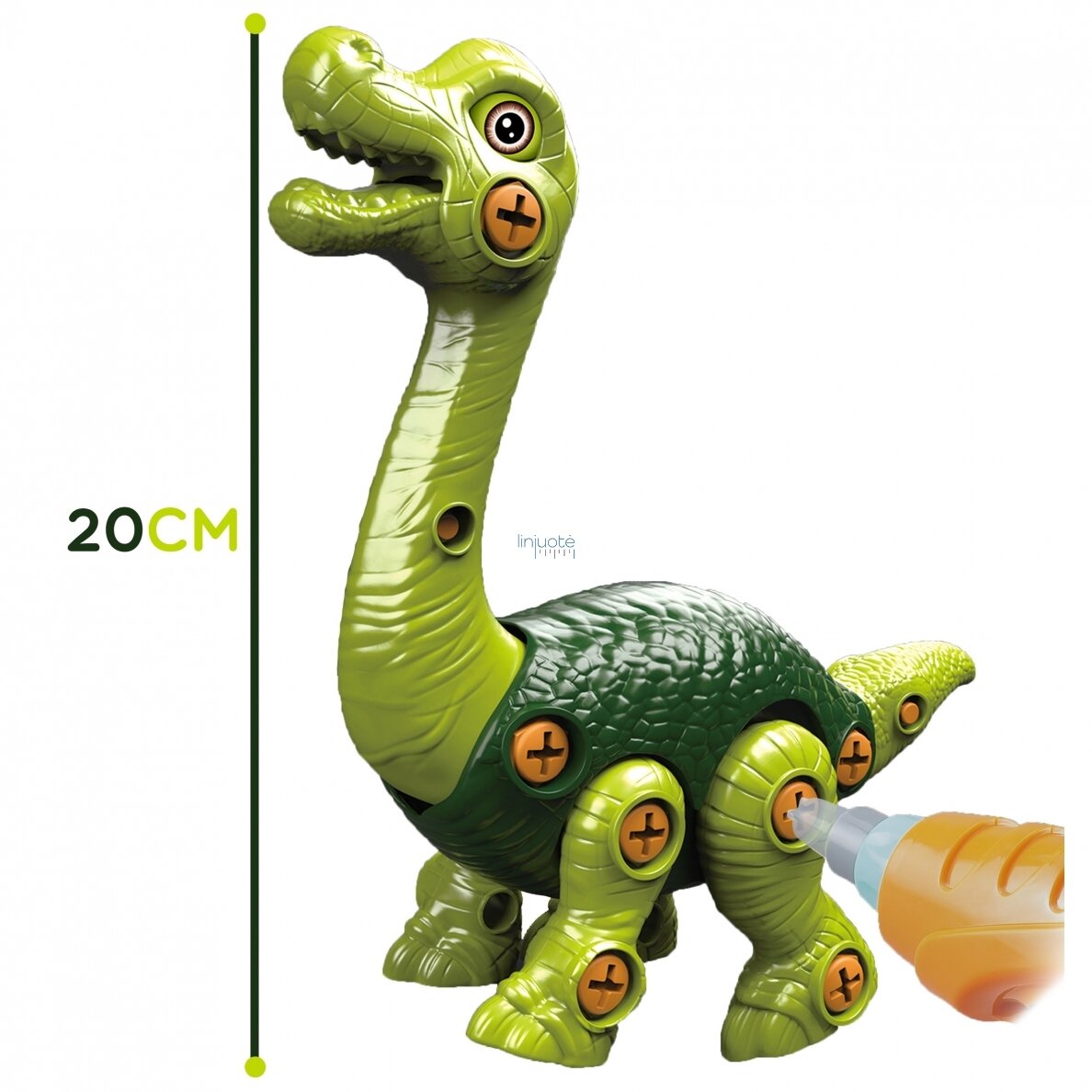 WOOPIE DINOZAURŲ SUKIMO KONSTRAVIMO RINKINYS + GRĘŽTUVAS, 31 EL., 40437 7 WOOPIE DINOZAURŲ SUKIMO KONSTRAVIMO RINKINYS + GRĘŽTUVAS, 31 EL., 40437 7