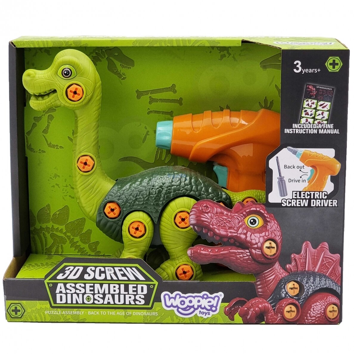 WOOPIE DINOZAURŲ SUKIMO KONSTRAVIMO RINKINYS + GRĘŽTUVAS, 31 EL., 40437 9 WOOPIE DINOZAURŲ SUKIMO KONSTRAVIMO RINKINYS + GRĘŽTUVAS, 31 EL., 40437 9