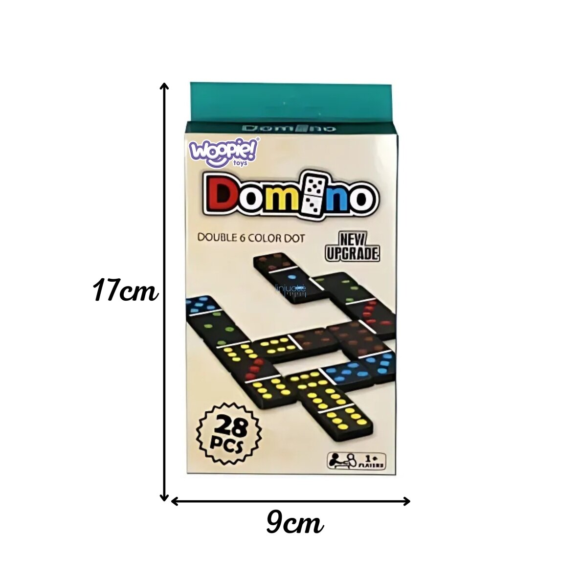 WOOPIE Domino Logikos Žaidimas Šeimai 28 Plytelės 56652 2