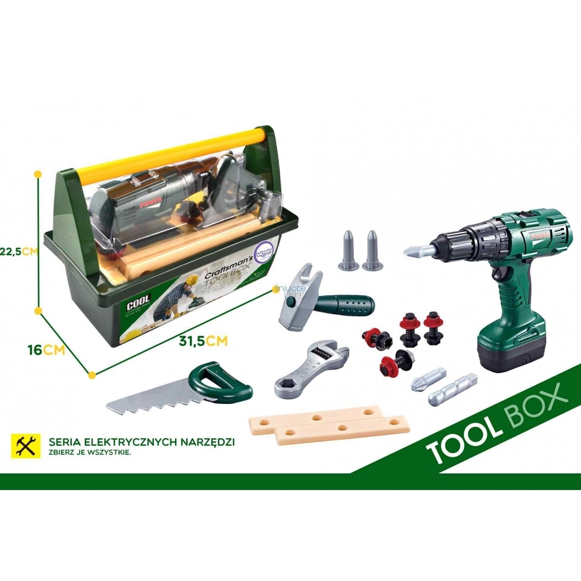 Meistro rinkinys dėžutėje 30623 29