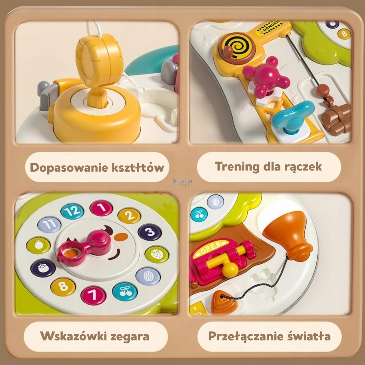 WOOPIE Mokomasis manipuliacinis interaktyvusis žaislas mažyliams 561400 4