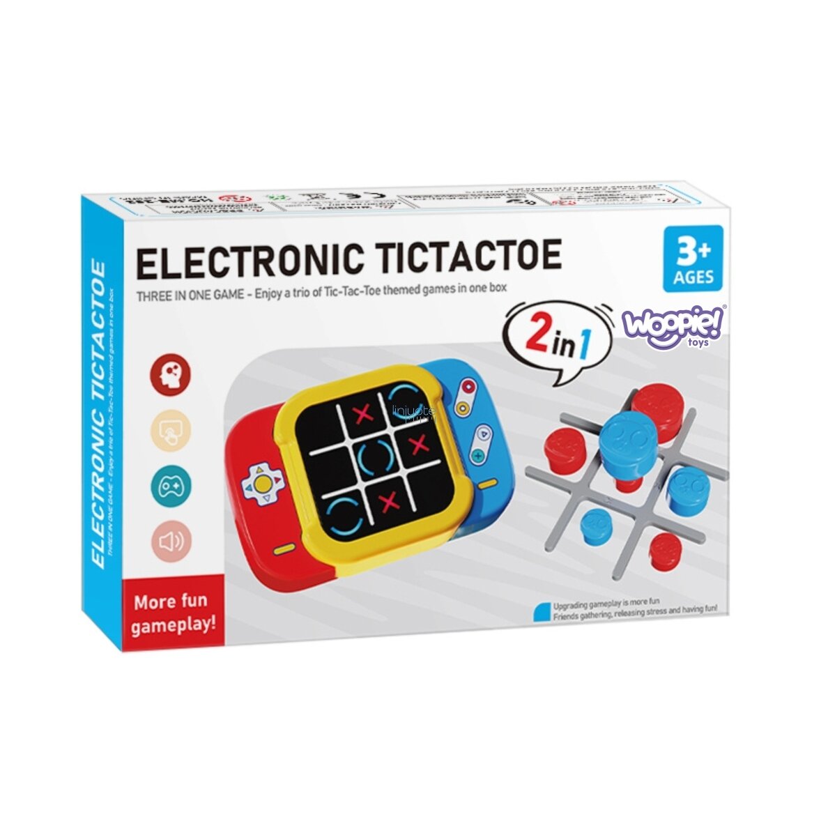 WOOPIE Elektroninis Žaidimas Kryžiukai-Nuliukai 567440  6