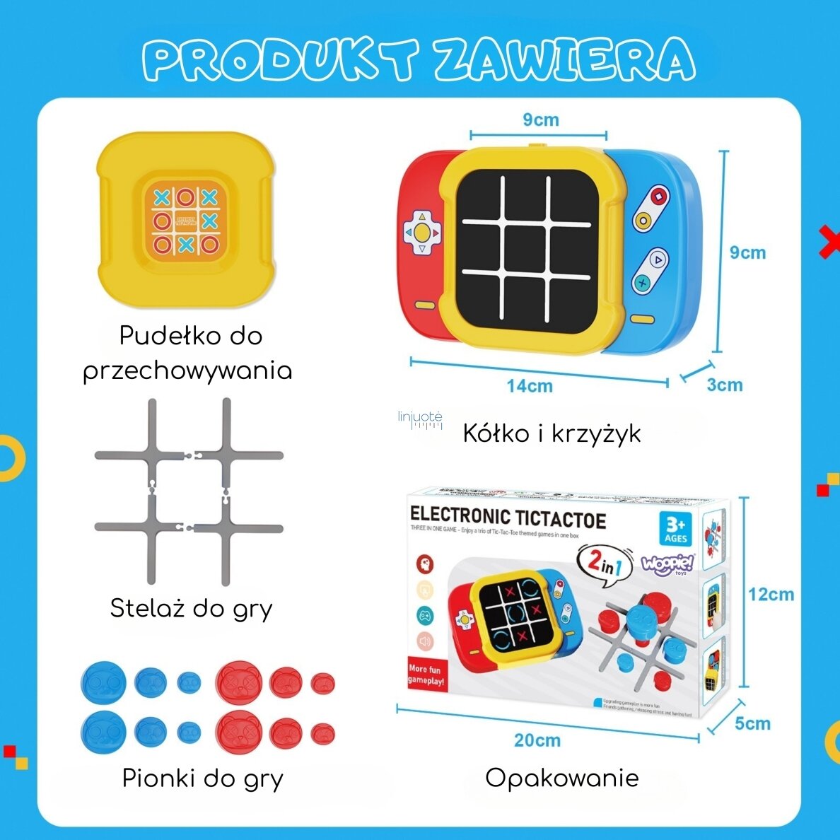 WOOPIE Elektroninis Žaidimas Kryžiukai-Nuliukai 567440 4 WOOPIE Elektroninis Žaidimas Kryžiukai-Nuliukai 567440 4