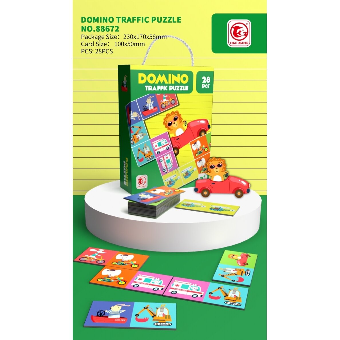 MOKOMASIS ŽAIDIMAS, DĖLIONĖS, DOMINO, 440460 1 MOKOMASIS ŽAIDIMAS, DĖLIONĖS, DOMINO, 440460 1