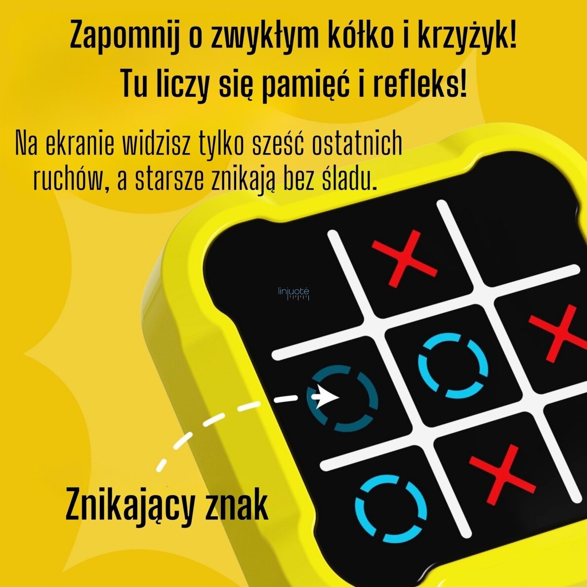 WOOPIE Elektroninis Žaidimas „Kryžiukai–Nuliukai“ 4in1 56737 1