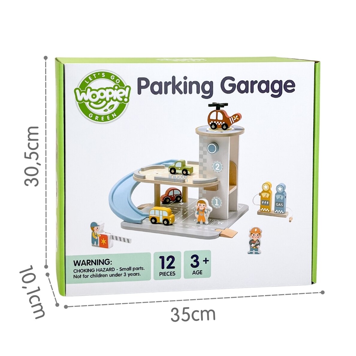 WOOPIE GREEN Daugiaaukštė Medinė Automobilių Stovėjimo Aikštelė Ir Degalinė su Mašinėlėmis ir Figūrėlėmis 12 d. 4 WOOPIE GREEN Daugiaaukštė Medinė Automobilių Stovėjimo Aikštelė Ir Degalinė su Mašinėlėmis ir Figūrėlėmis 12 d. 4