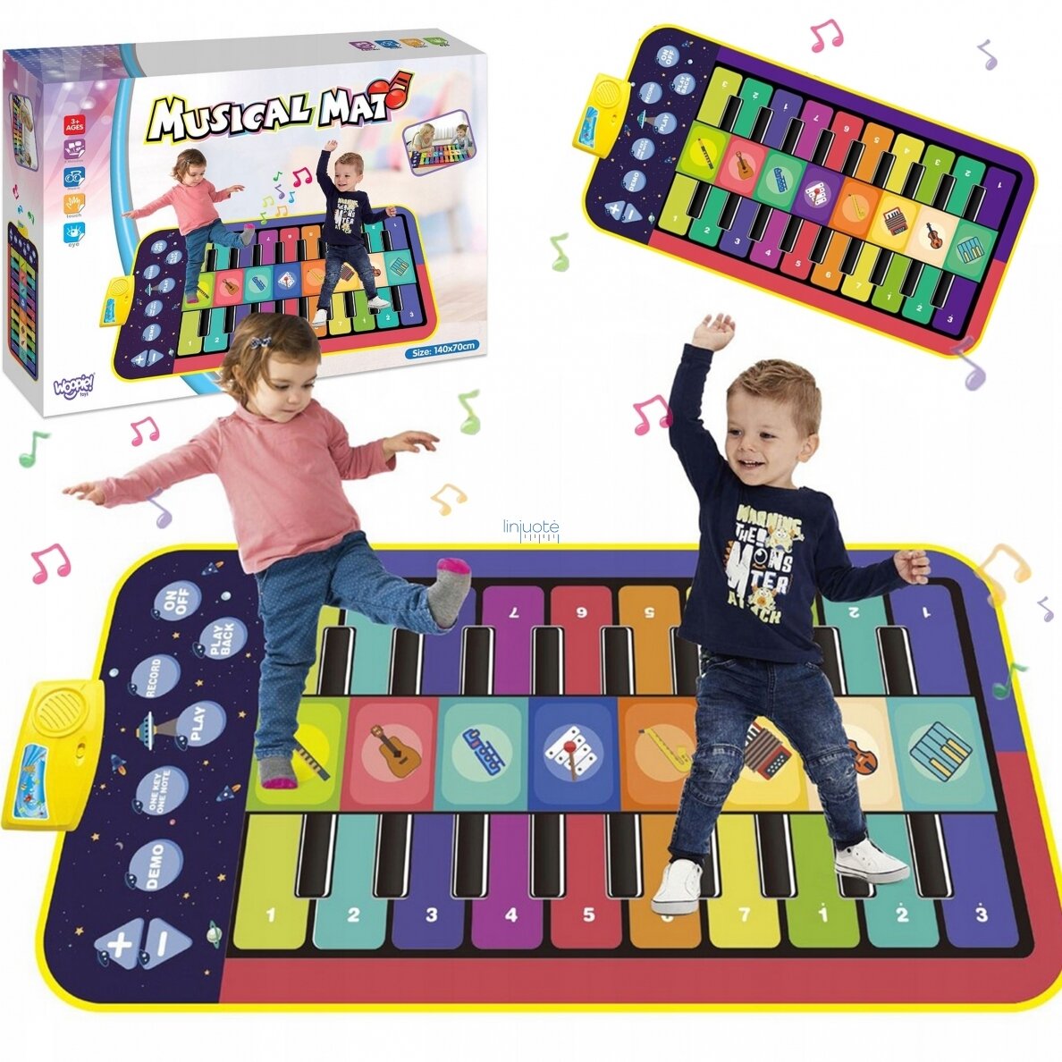 MUZIKINIS KILIMĖLIS XXl, 52364 MUZIKINIS KILIMĖLIS XXl, 52364
