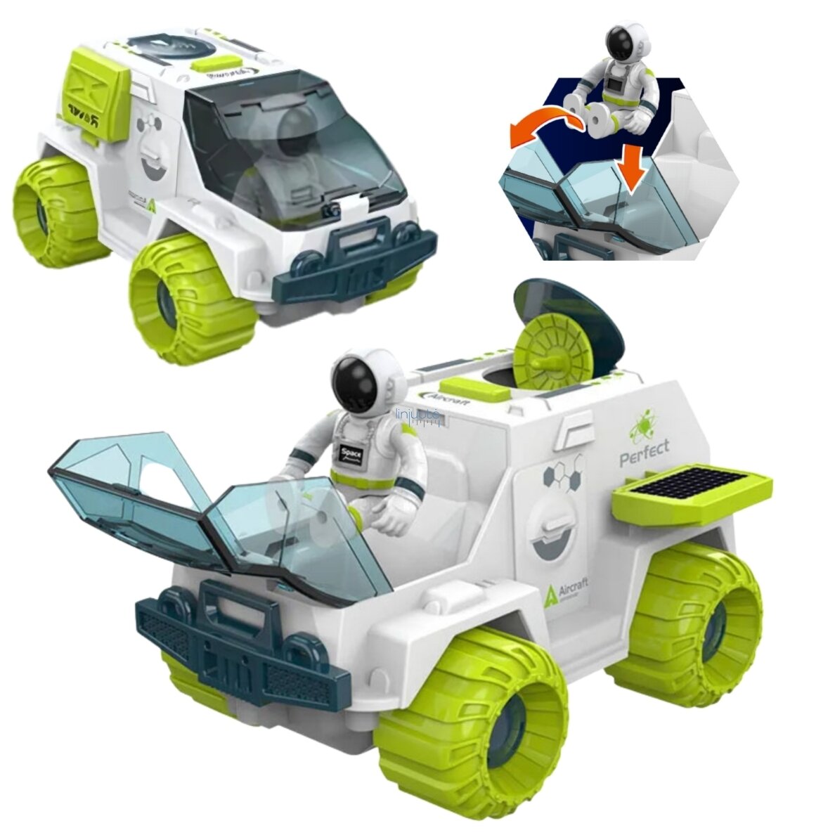 WOOPIE Interaktyvus Kosminis Marsaeigis su Priedais – Space Set 57130 1