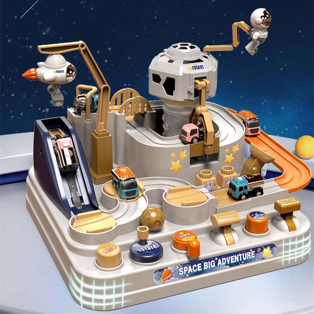 WOOPIE Interaktyvus Automobilinis Kliūčių Takas "Astronautų Kosminė Nuotykių" 1