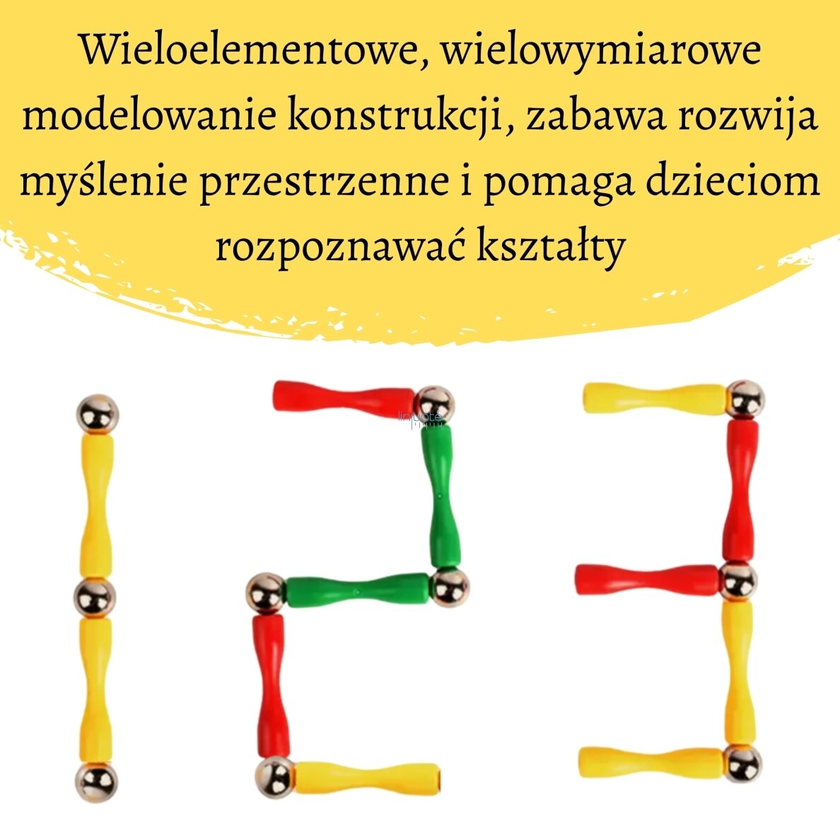 WOOPIE MAGNETINIAI KONSTRUKCINIAI 3D KALADĖLIAI 128 EL., XXL, 55907 2 WOOPIE MAGNETINIAI KONSTRUKCINIAI 3D KALADĖLIAI 128 EL., XXL, 55907 2
