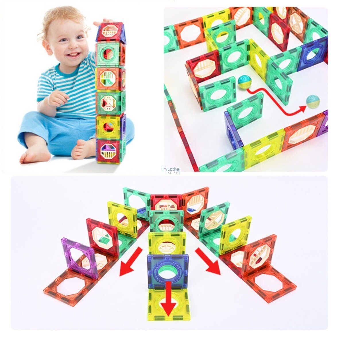 WOOPIE MAGNETINIS KONSTRUKCINIS 3D RINKINYS - EDUKACINIS KAMŠČIŲ TAKELIS 126EL., 54955 2 WOOPIE MAGNETINIS KONSTRUKCINIS 3D RINKINYS - EDUKACINIS KAMŠČIŲ TAKELIS 126EL., 54955 2
