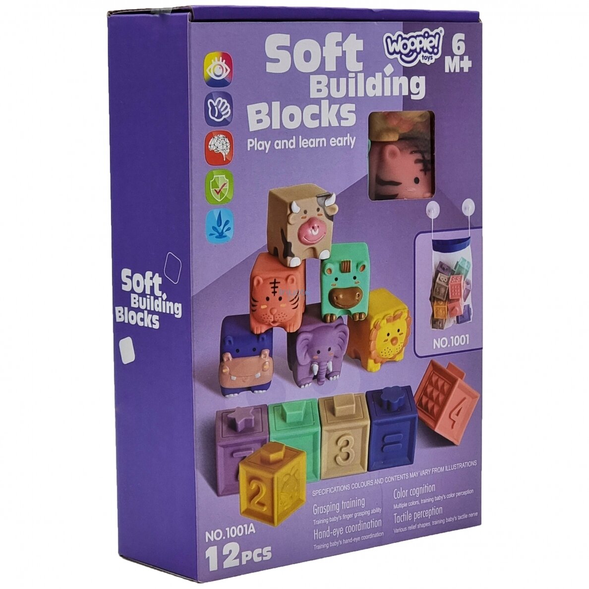 WOOPIE BABY SENSORINIAI BLOKAI SQUEEZE PUZZLE GARSO MOKYMASIS, SKAIČIAVIMAS 12 VNT., 31224 12 WOOPIE BABY SENSORINIAI BLOKAI SQUEEZE PUZZLE GARSO MOKYMASIS, SKAIČIAVIMAS 12 VNT., 31224 12