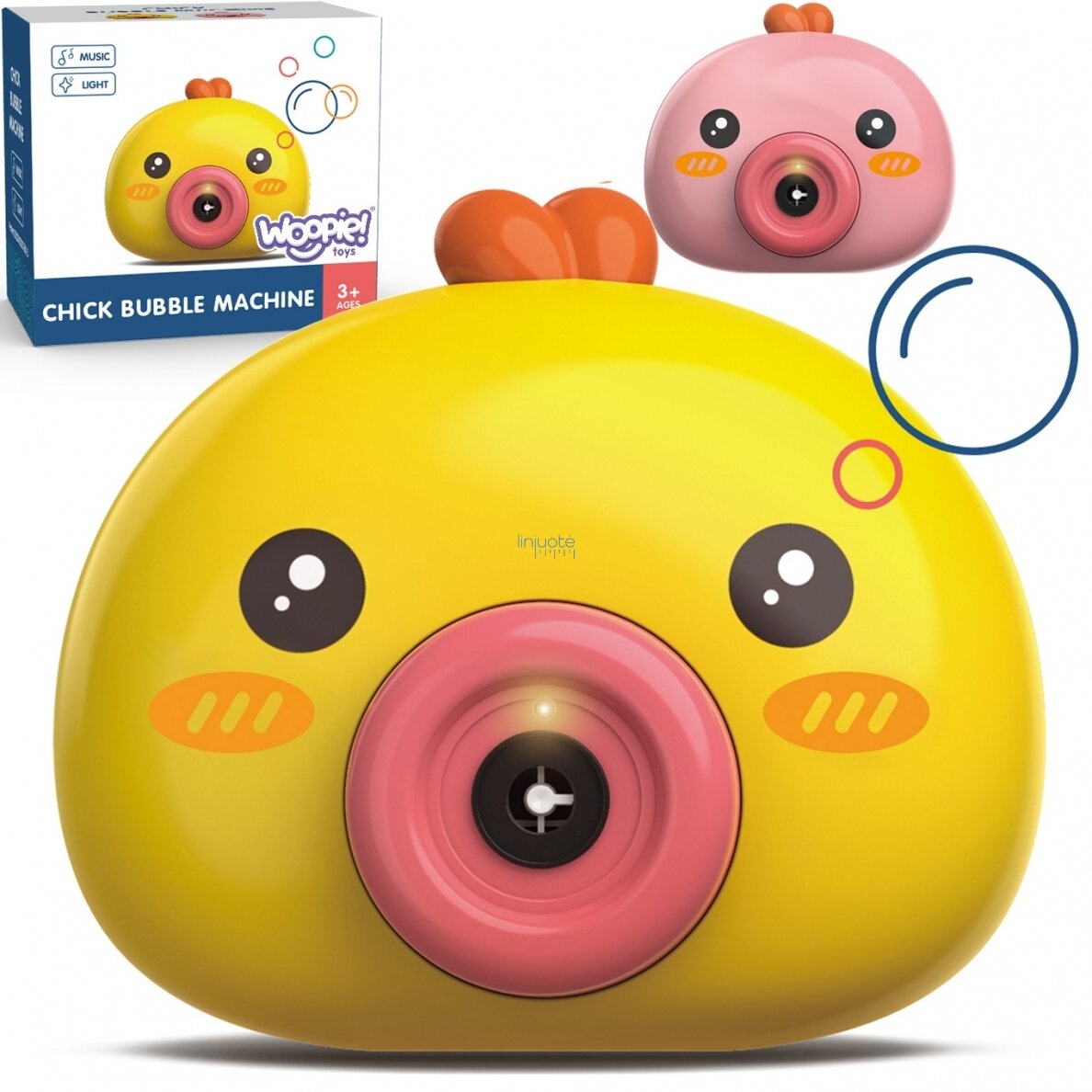 WOOPIE MUILO BURBULŲ MAŠINA VAIKAMS, 46361 WOOPIE MUILO BURBULŲ MAŠINA VAIKAMS, 46361