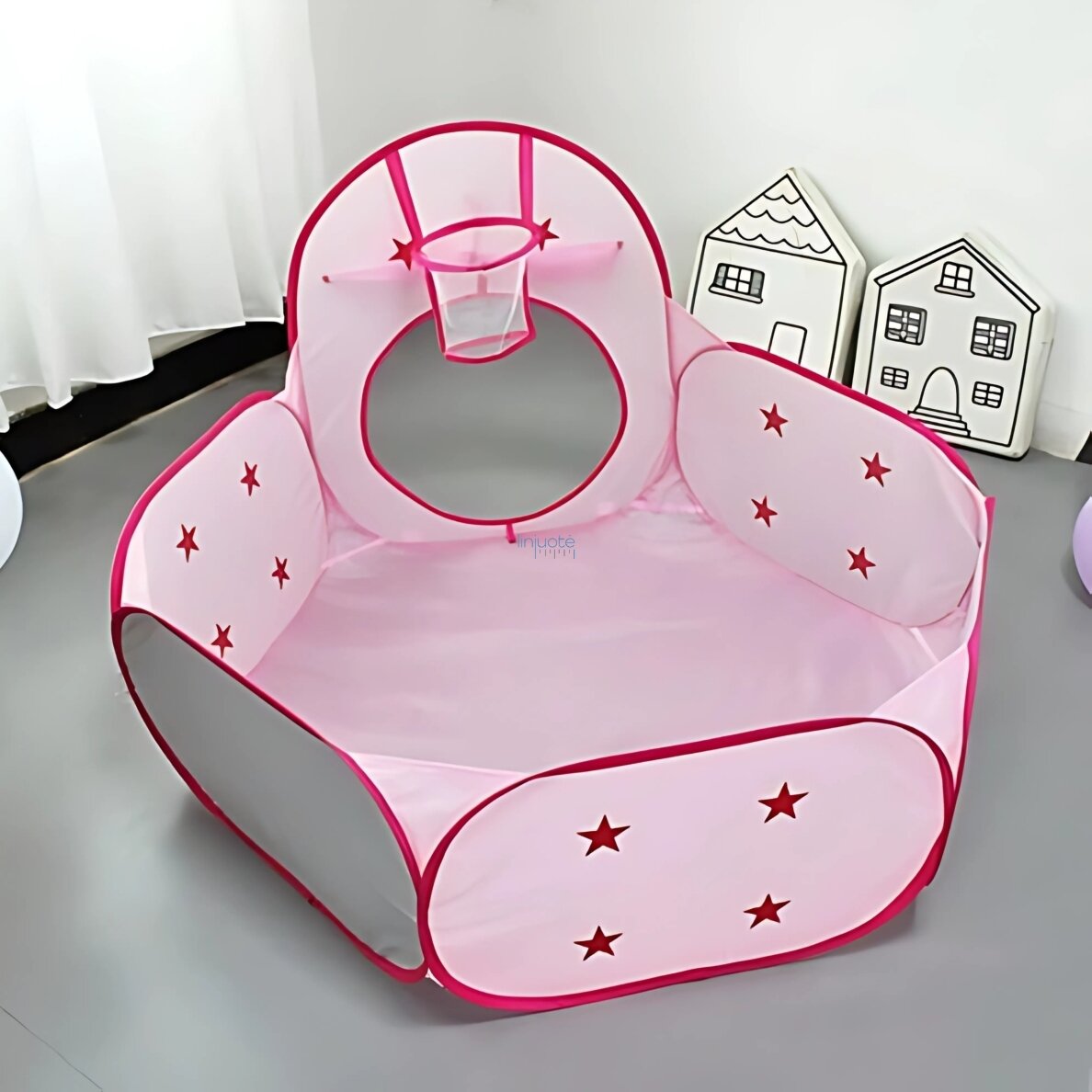 WOOPIE PALAPINĖ 3IN1, PRINCESĖS PILIS XXL - NAMELIS, TUNELIS, SAUSA PILIS, 54412 4 WOOPIE PALAPINĖ 3IN1, PRINCESĖS PILIS XXL - NAMELIS, TUNELIS, SAUSA PILIS, 54412 4