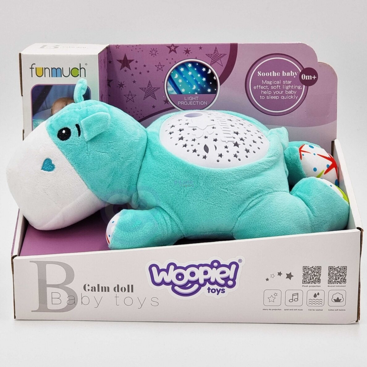 WOOPIE BABY PLIUŠINIS ŽAISLAS, PROJEKTORIUS 2IN1, 42608 6 WOOPIE BABY PLIUŠINIS ŽAISLAS, PROJEKTORIUS 2IN1, 42608 6