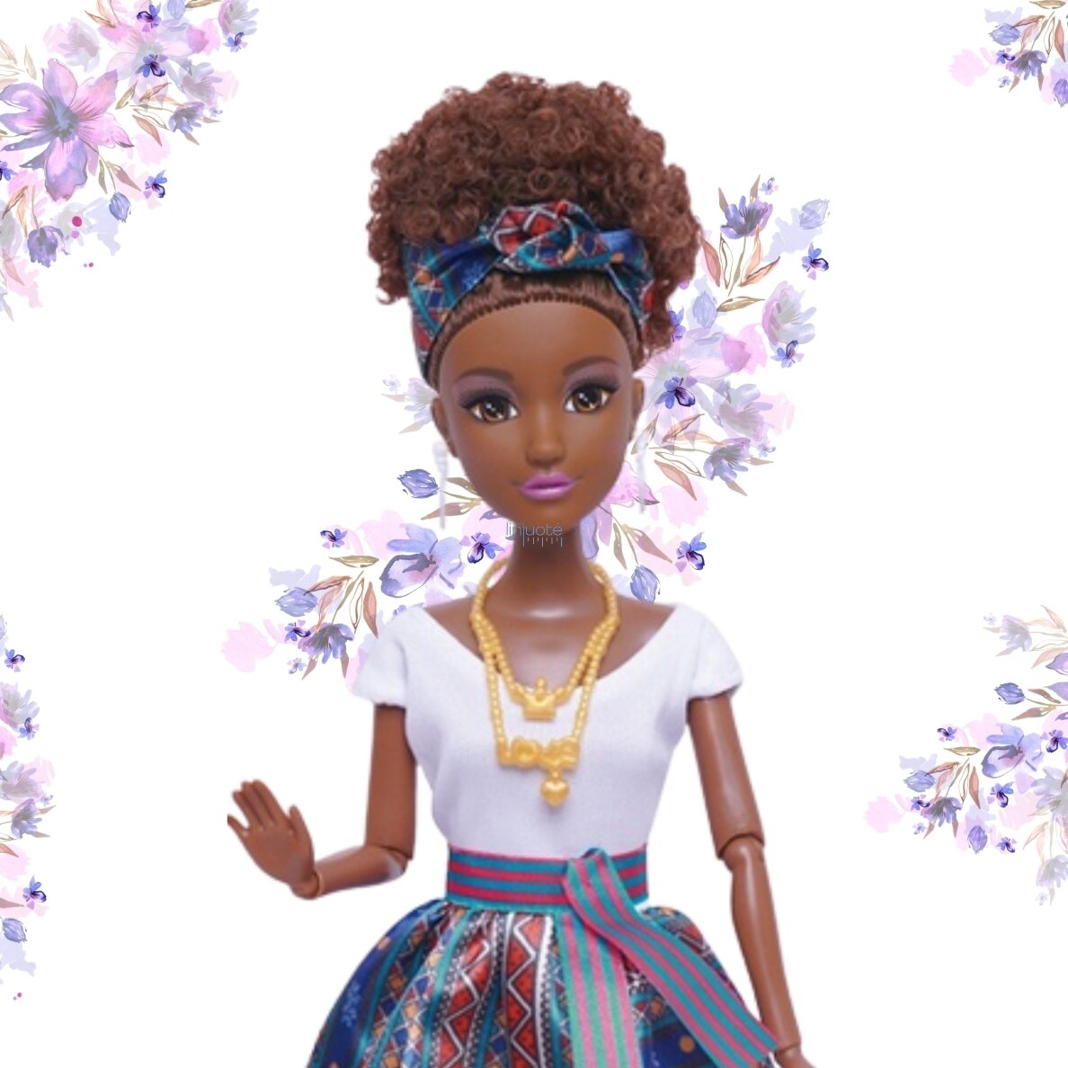WOOPIE ROYAL Lėlė Lili Mulatka Elegantiškoje Suknelėje, 57994 2