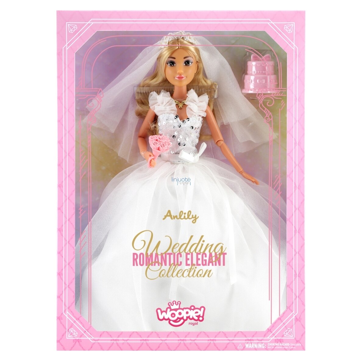 Woopie Royal Lėlė Lily 30 cm – Lėlė Nuotaka su Pilnu Vestuviniu Komplektu 57819 1