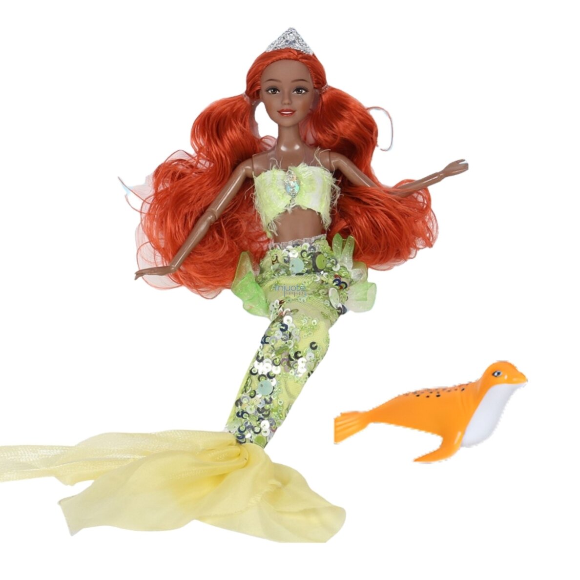 WOOPIE ROYAL Lėlytė Undinėlė Emi Mermaid su Ruoniu, 57598 3