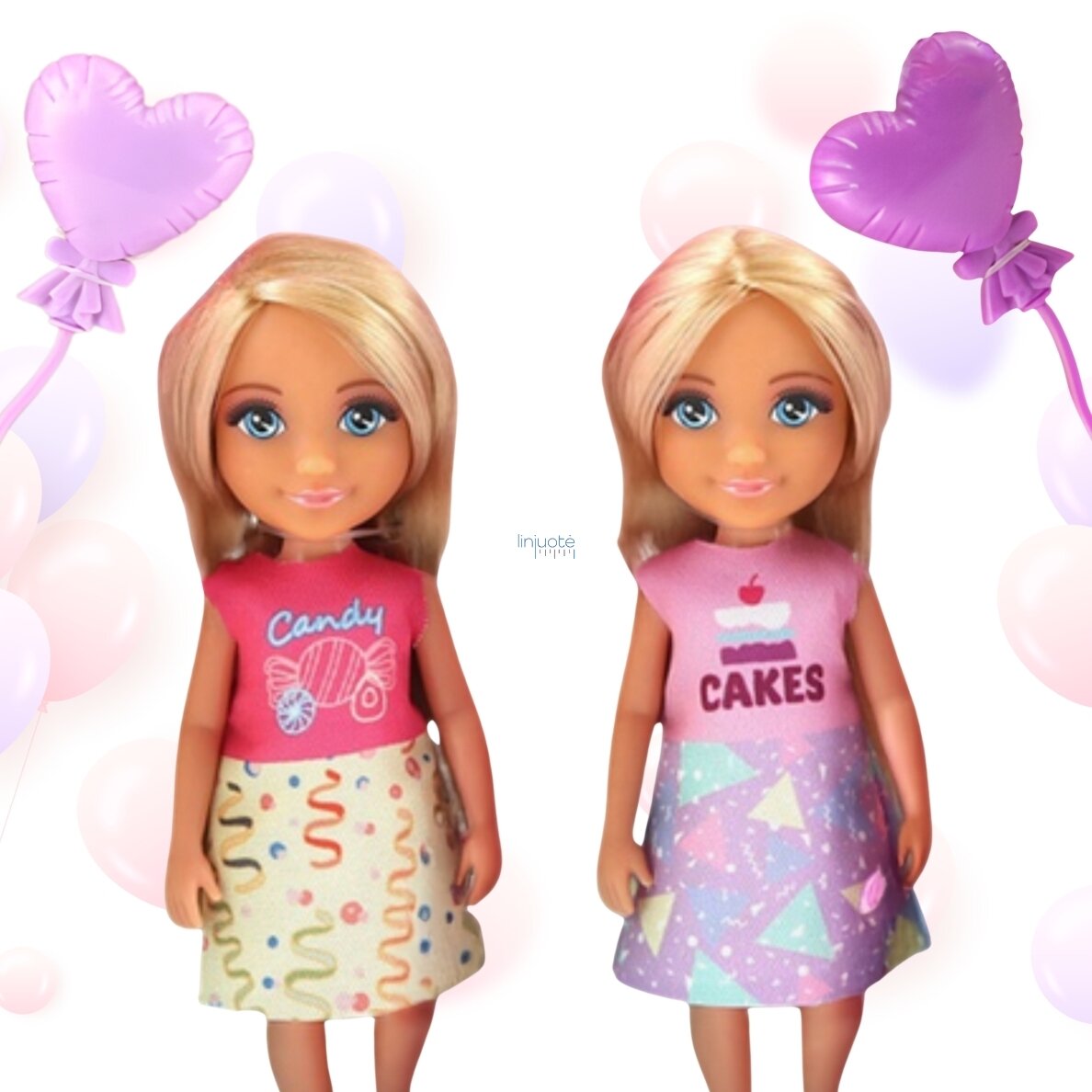 WOOPIE ROYAL Gimtadienio rinkinys su dviem lėlytėmis - Candy ir Cakes, 57680 1