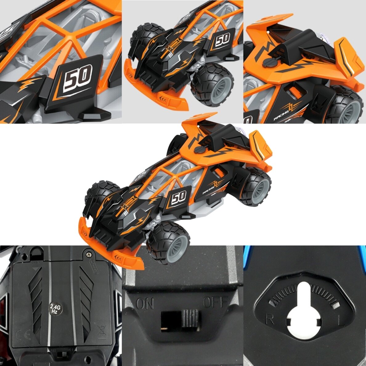 Woopie Nuotoliniu Būdu Valdomas Lenktyninis Automobilis RC 56867 3 Woopie Nuotoliniu Būdu Valdomas Lenktyninis Automobilis RC 56867 3