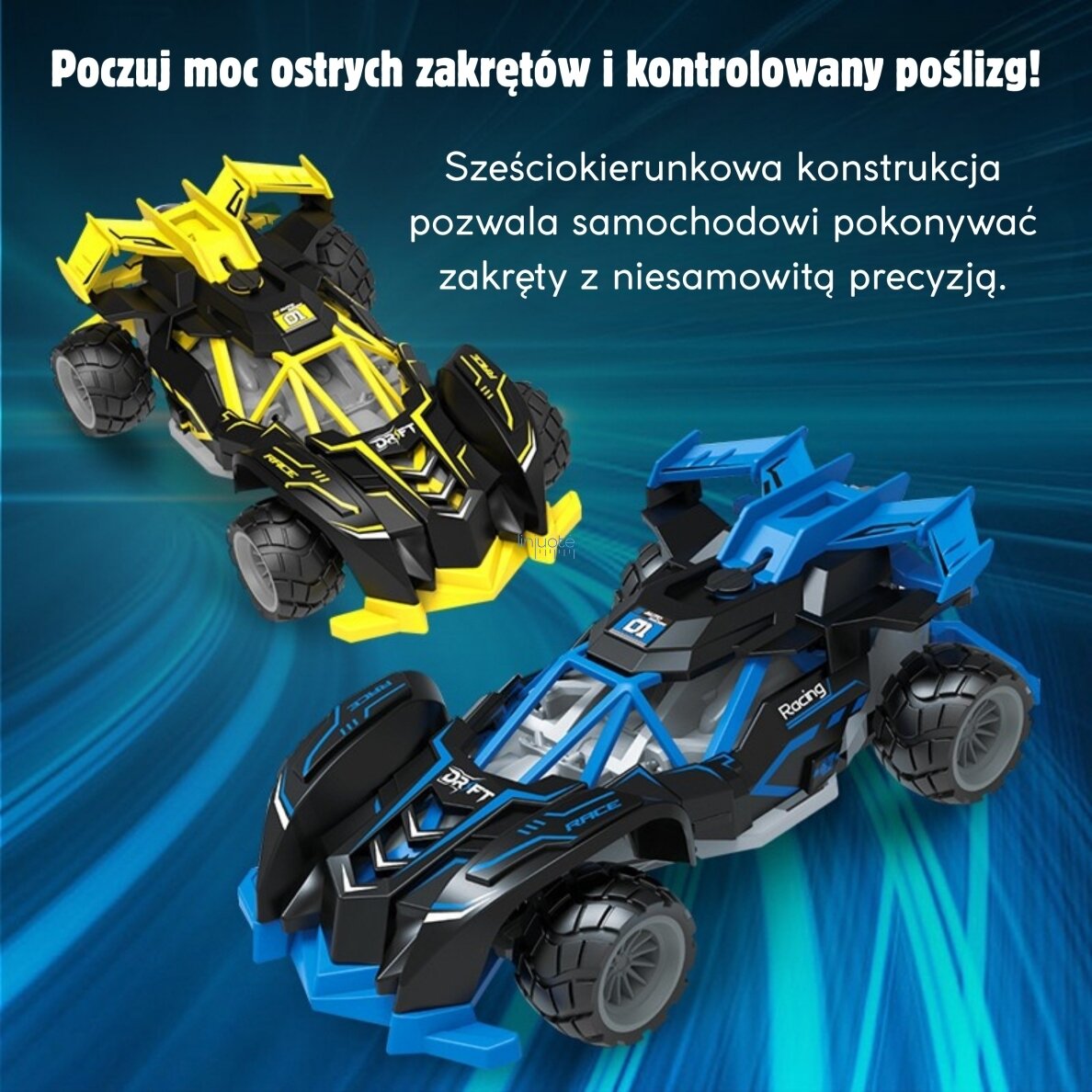 Woopie Nuotoliniu Būdu Valdomas Lenktyninis Automobilis RC 56867  7