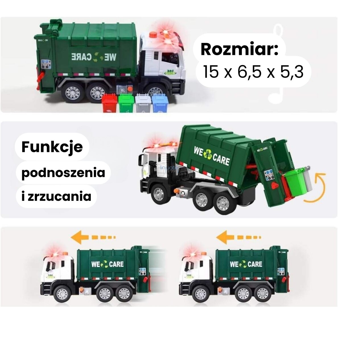 ŠIUKŠLIŲ SURINKIMO SUNKVEŽIMIS ŠIUKŠLIŲ RŪŠIAVIMUI - MASTELIS 1:10, 53644 7 ŠIUKŠLIŲ SURINKIMO SUNKVEŽIMIS ŠIUKŠLIŲ RŪŠIAVIMUI - MASTELIS 1:10, 53644 7
