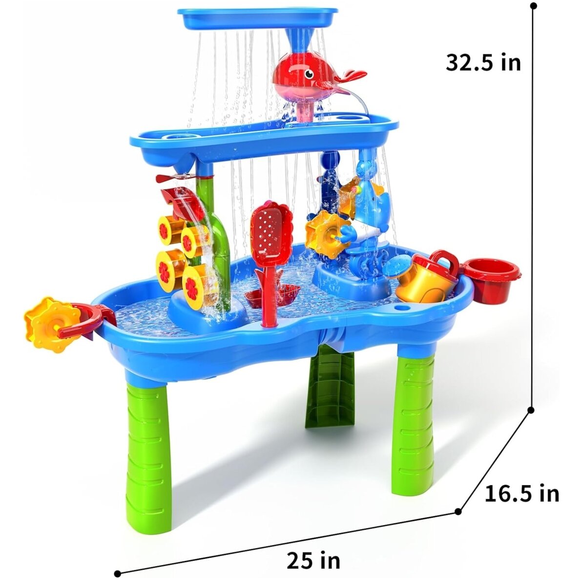 WOOPIE VANDENS STALAS XL VANDENS IR SMĖLIO ŽAIDIMAS 37 EL., 52258 6
