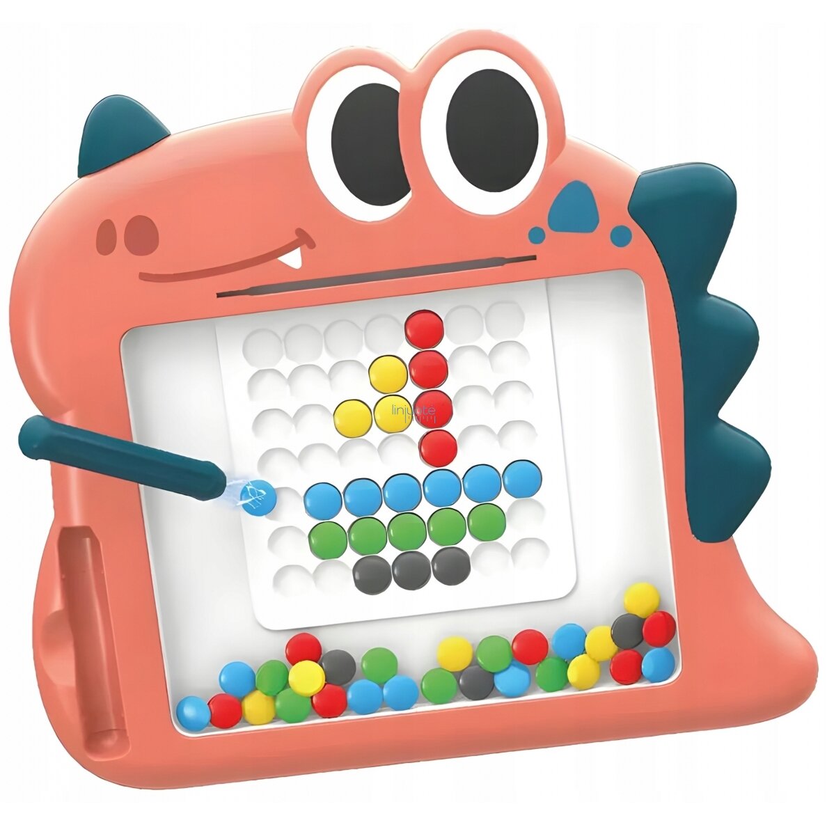 MONTESSORI MAGNETINĖ LENTA VAIKAMS MAGPAD DINOZAURAS, 48211