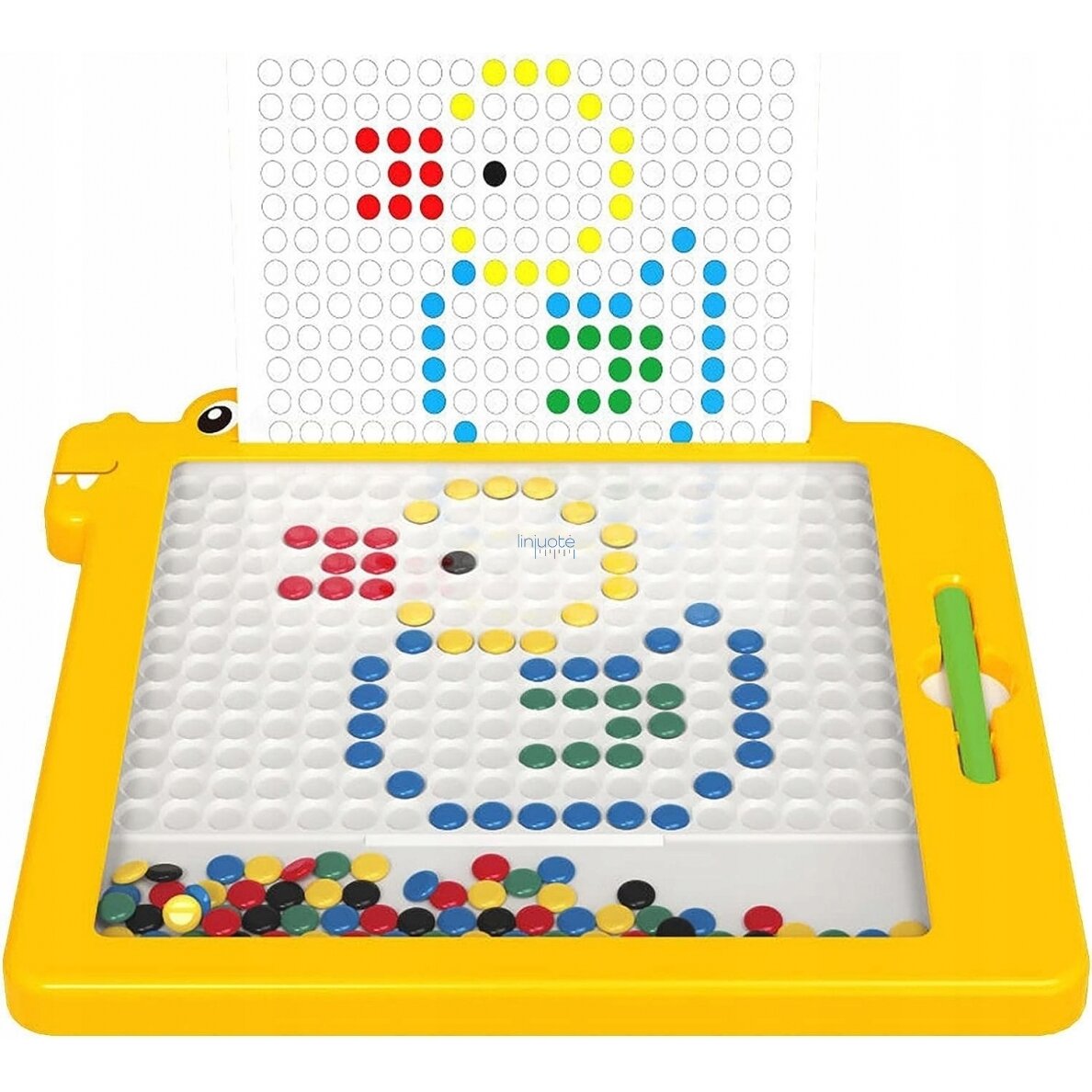MONTESSORI MAGNETINĖ LENTA VAIKAMS MAGPAD DINOZAURAS, 48204 2