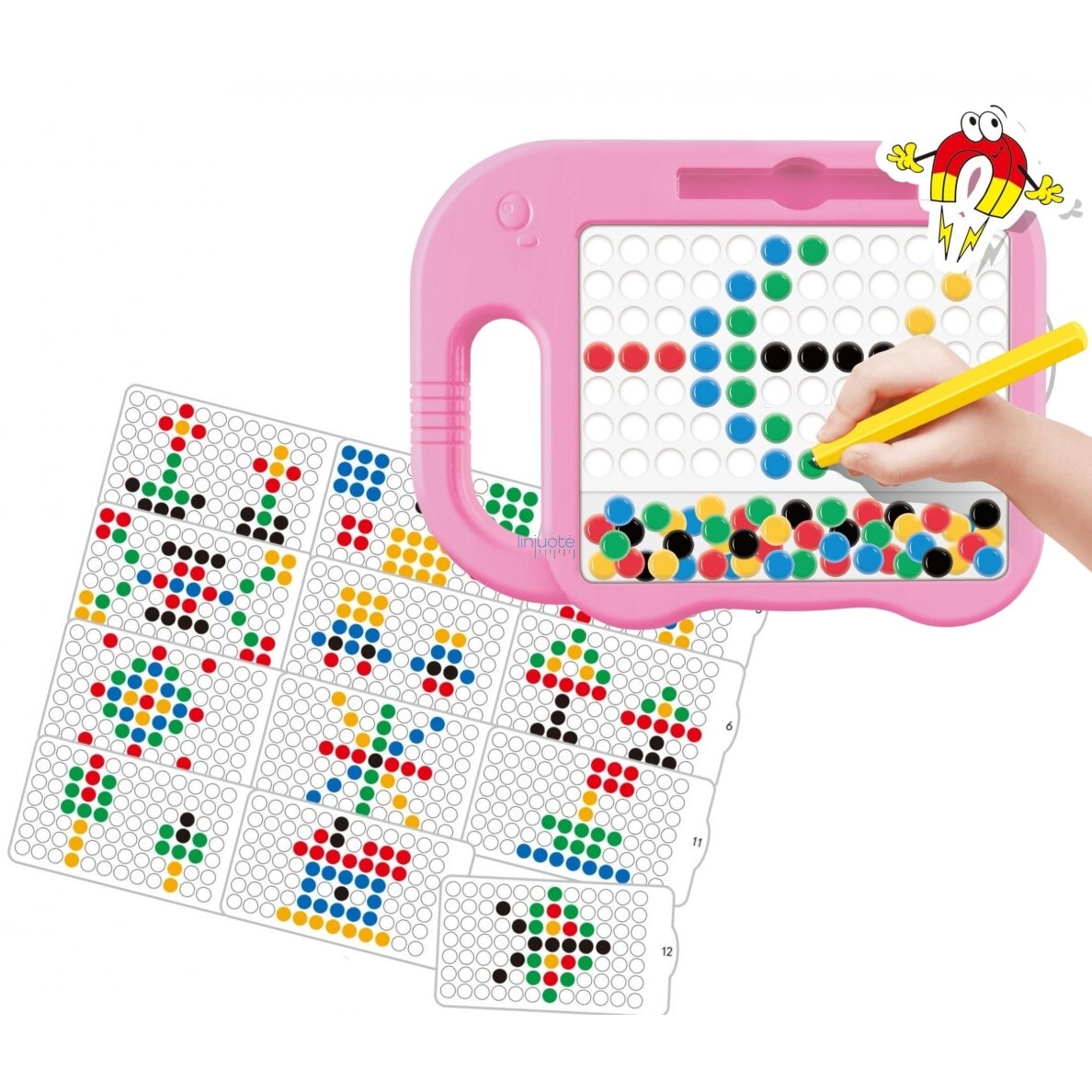 MONTESSORI MAGNETINĖ LENTA VAIKAMS MAGPAD DRAMBLIUKAS, 48136 3