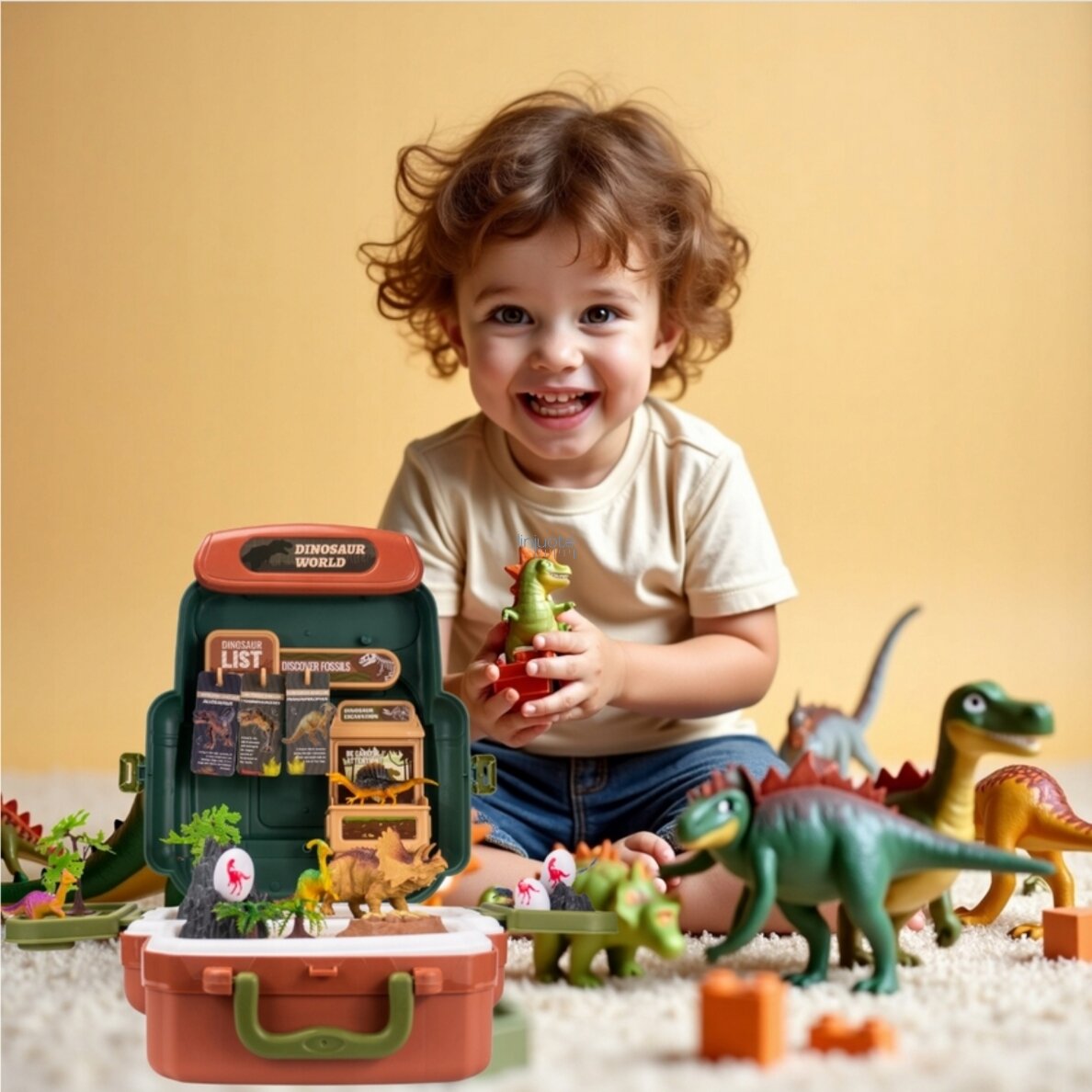 WOOPIE Lagaminas - Edukacinis Dinozaurų Tyrinėtojo Rinkinys 57093 2