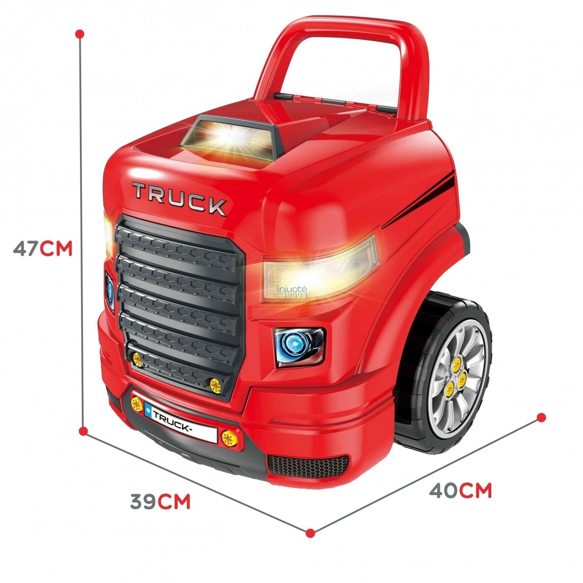 DIDELIS SUNKVEŽIMIO SURINKIMO RINKINYS SU PRIEDAIS, 61 El., 31262 19