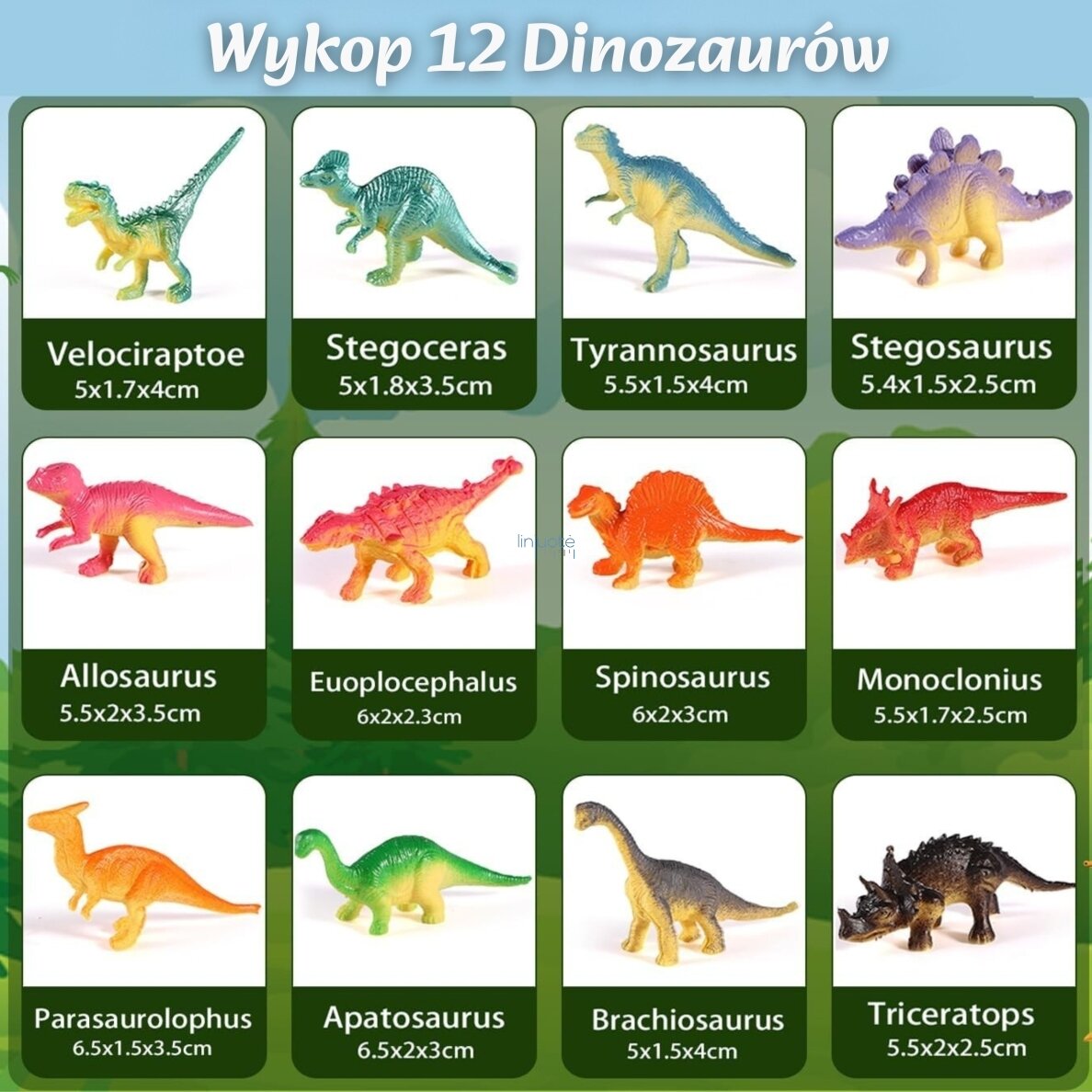 WOOPIE Dinozaurų Kiaušinio Kasinėjimo Rinkinys – 12 Dinozaurų 57048 2 WOOPIE Dinozaurų Kiaušinio Kasinėjimo Rinkinys – 12 Dinozaurų 57048 2