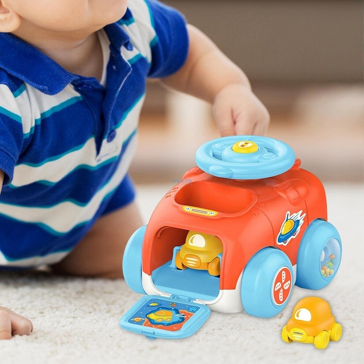 WOOPIE BABY AUTOMOBILIŲ PALEIDIMO ĮRENGINYS, AUTOMOBILIŲ KATAPULTOS RINKINYS, 47221 2 WOOPIE BABY AUTOMOBILIŲ PALEIDIMO ĮRENGINYS, AUTOMOBILIŲ KATAPULTOS RINKINYS, 47221 2