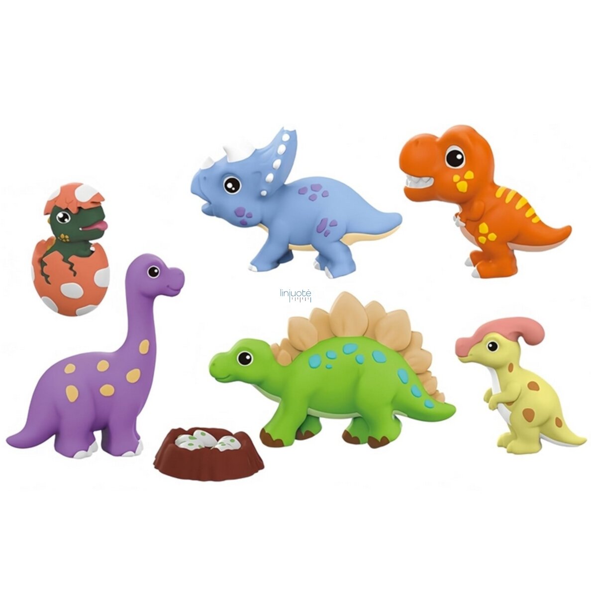 WOOPIE KŪRYBINIS RINKINYS SU DAŽAIS „PASIDARYK PATS“ PADARYK GIPSO FIGŪRĖLES IR JAS NUDAŽYK – DINOZAURŲ RINKINYS, 55327 5 WOOPIE KŪRYBINIS RINKINYS SU DAŽAIS „PASIDARYK PATS“ PADARYK GIPSO FIGŪRĖLES IR JAS NUDAŽYK – DINOZAURŲ RINKINYS, 55327 5
