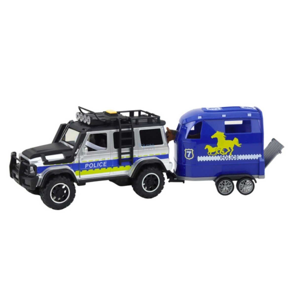 WOOPIE Tereninis policijos automobilis su arklių priekaba, 57246 3