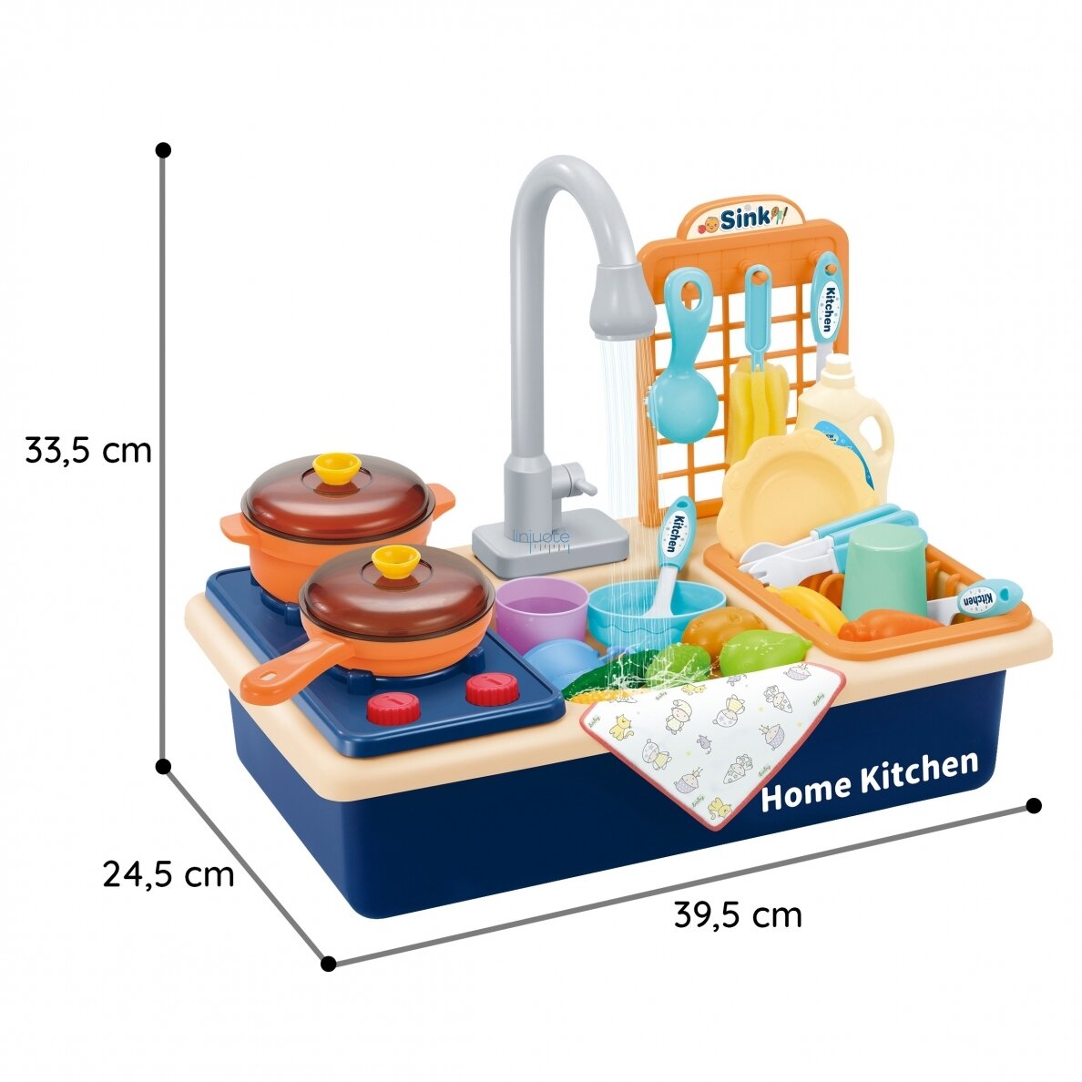2IN1 ŽAISLINĖ VIRTUVĖS KRIAUKLĖ VAIKAMS, 42820 8 2IN1 ŽAISLINĖ VIRTUVĖS KRIAUKLĖ VAIKAMS, 42820 8