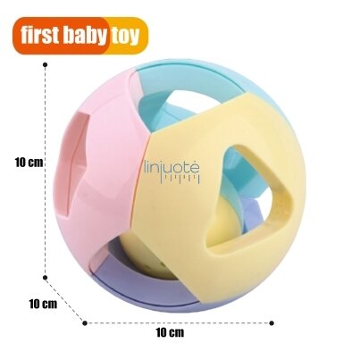 WOOPIE BABY PASTELINIS BARŠKUTIS KAMUOLYS, 0M+, 49454