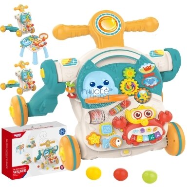 BABY VAIKIŠKAS STUMDUKAS, EDUKACINIS STALAS, PASPIRTUKAS, MINI DVIRATIS 4IN1, 47597 BABY VAIKIŠKAS STUMDUKAS, EDUKACINIS STALAS, PASPIRTUKAS, MINI DVIRATIS 4IN1, 47597