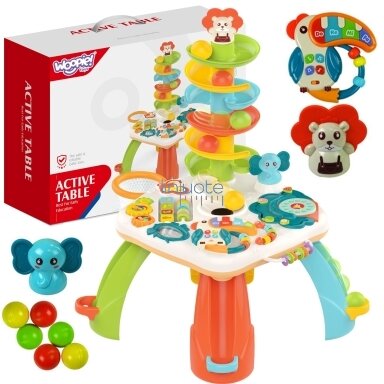 WOOPIE BABY MOKYMOSI STALIUKAS ACTIVE TABLE, 49379 WOOPIE BABY MOKYMOSI STALIUKAS ACTIVE TABLE, 49379